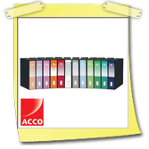 Raccoglitori per fatture con custodia Acco