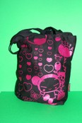 Borsetta Pucca Stoffa nero-fuxia