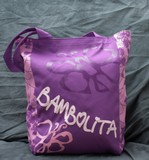 Borsetta Bambolita Viola in stoffa