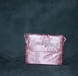 Borsetta Sweet Year in stoffa lucida rosa